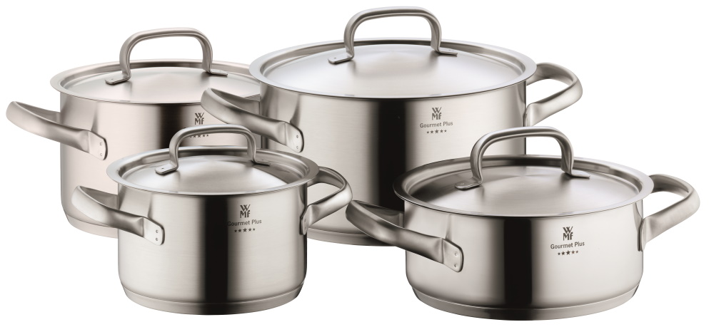 Набор кастрюль WMF Gourmet Plus 4 предмета 16/20/20/24 см