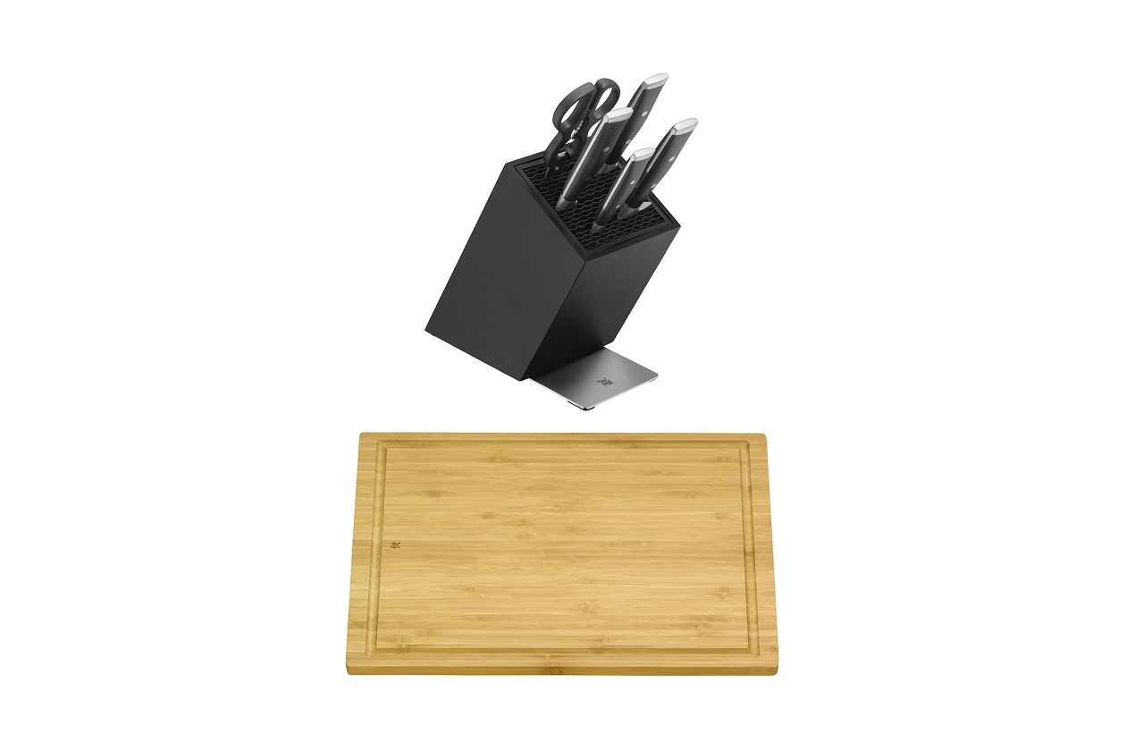 Набор ножей с подставкой и разделочной доской WMF