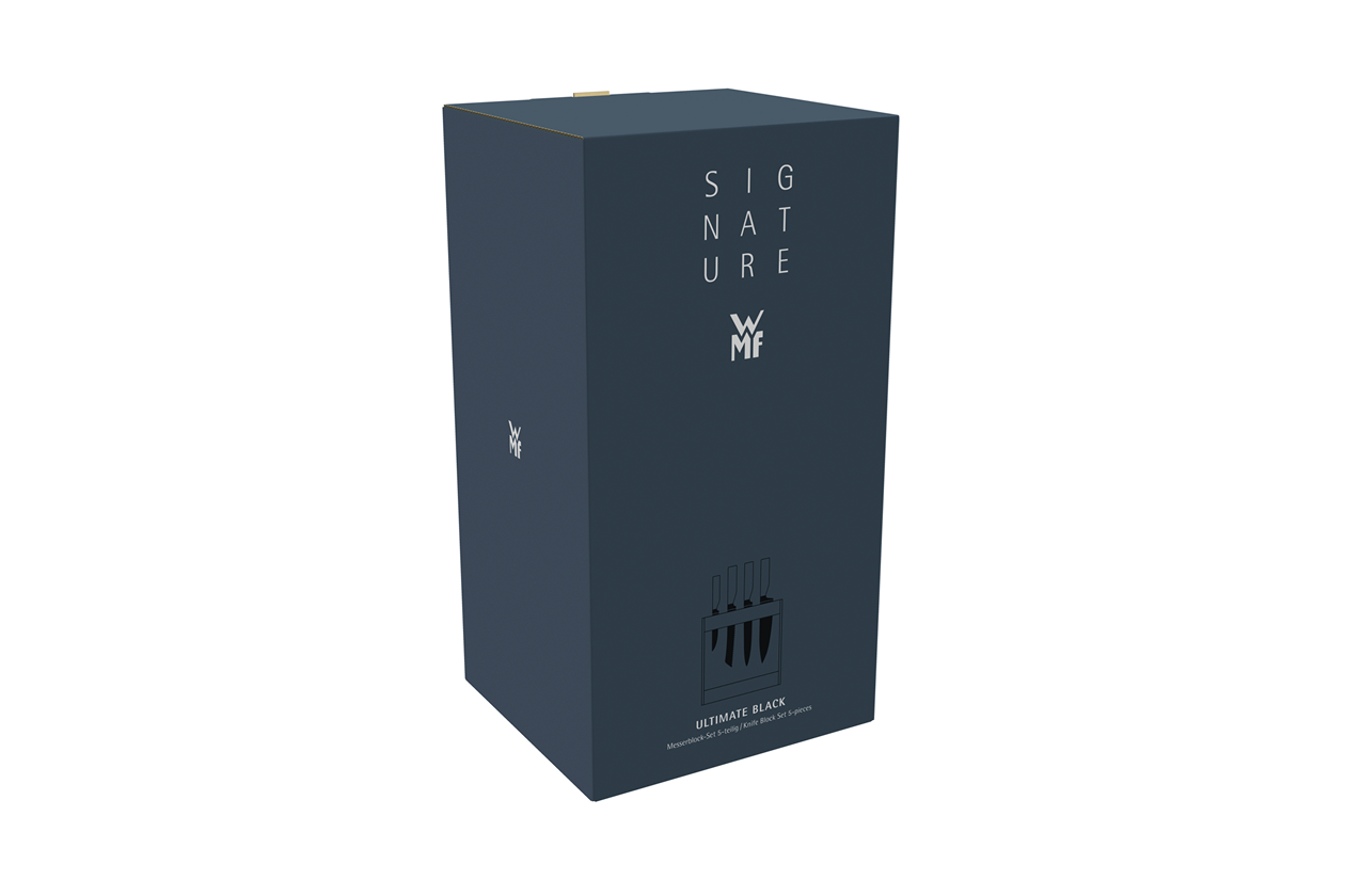 Набор ножей с подставкой WMF Ultimate Black 5 предметов