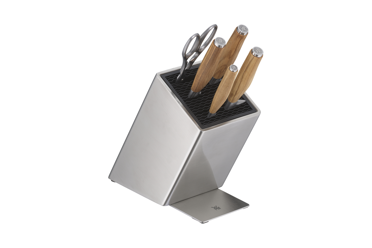Набор ножей WMF Grand Wood с блоком для хранения FlexTec, 6 предметов