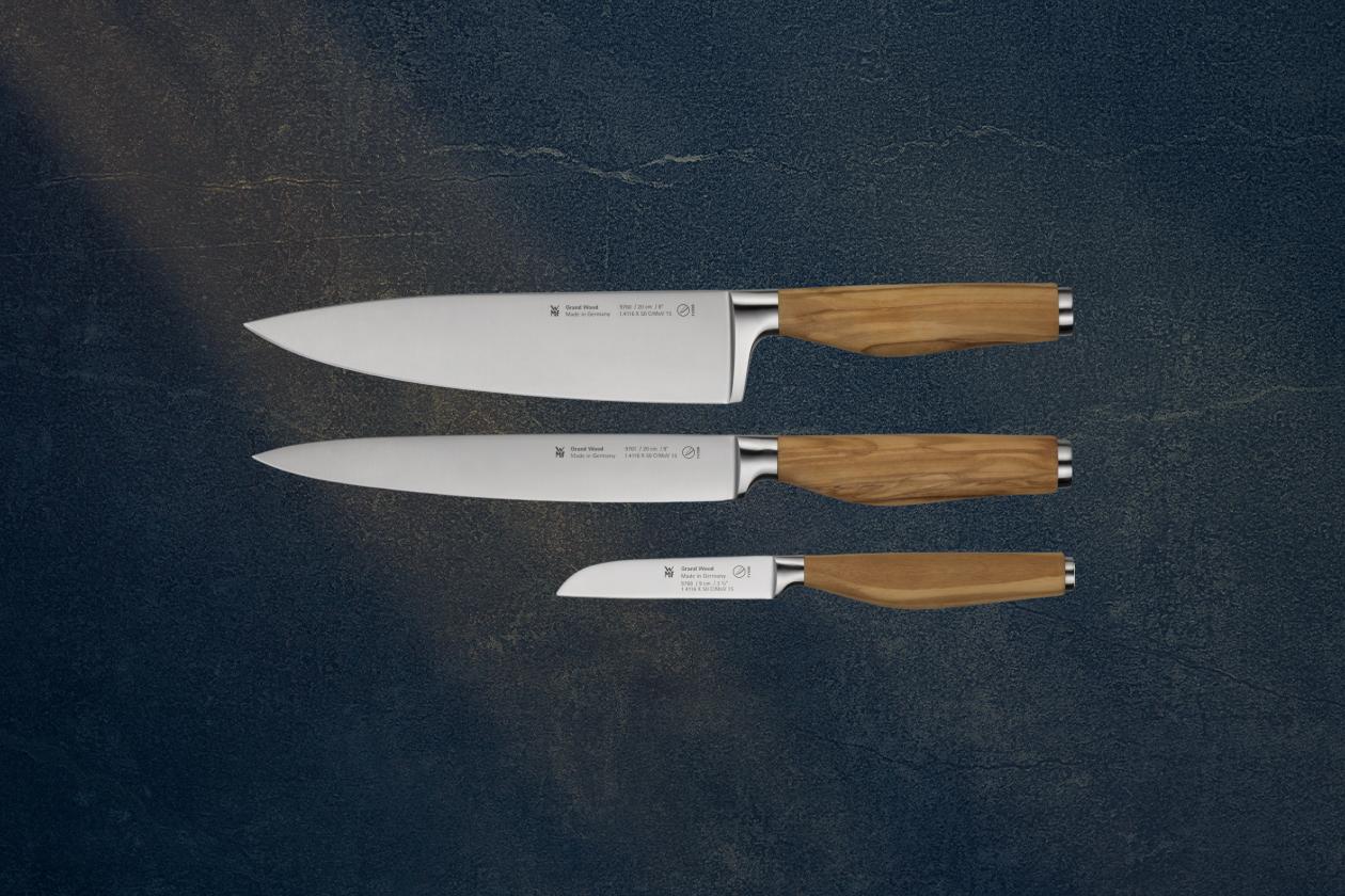 Набор ножей WMF Grand Wood, 3 предмета