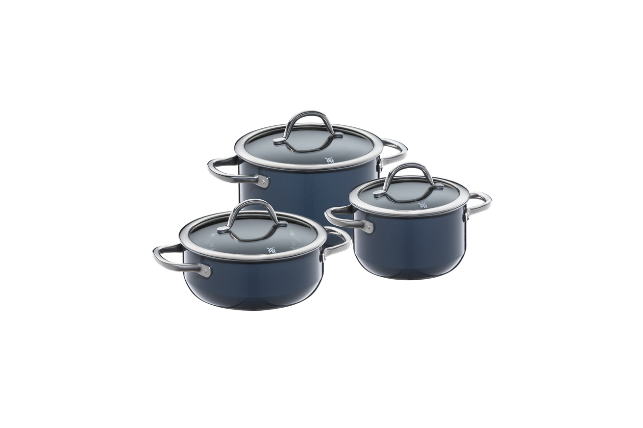 Набор посуды WMF Fusiontec Inspire Blueberry, 3 предмета