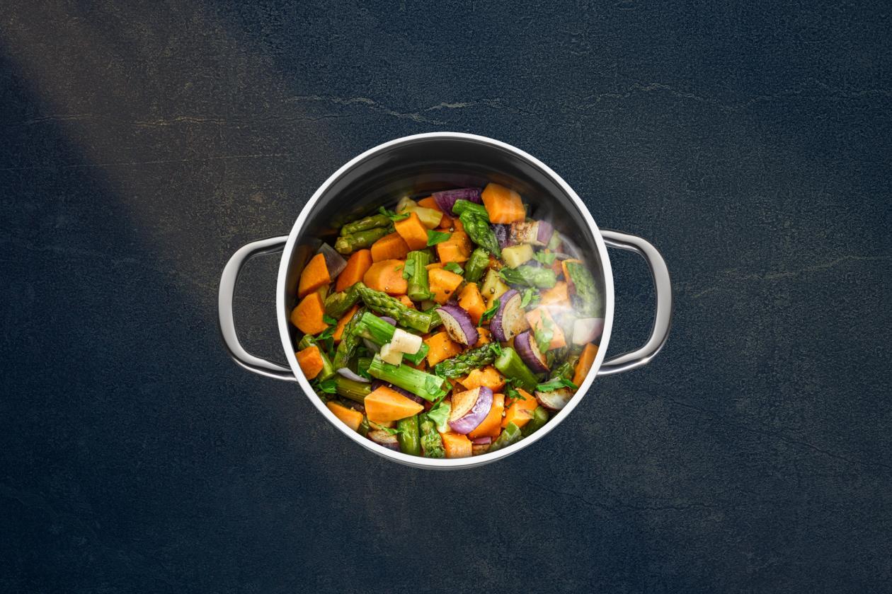 Набор посуды WMF Fusiontec Inspire Blueberry, 3 предмета