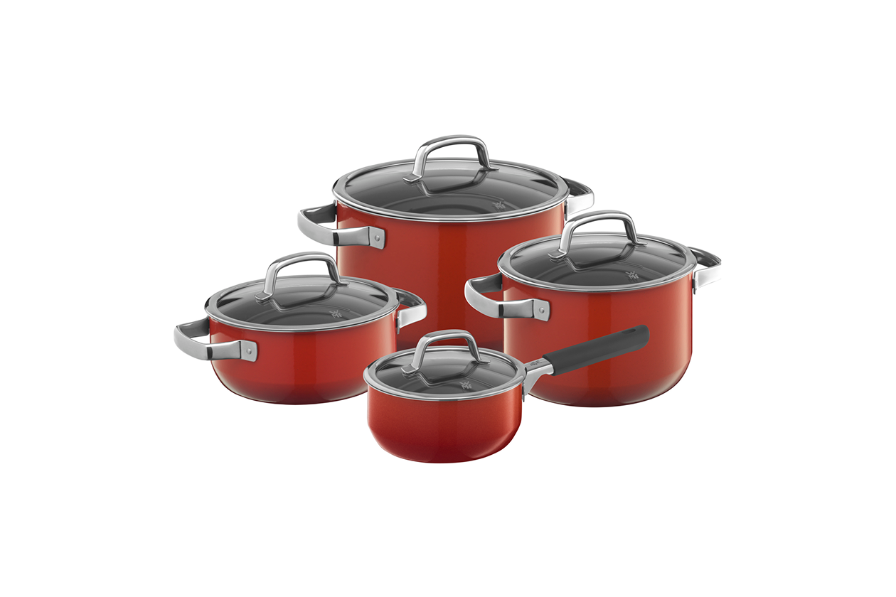 Набор посуды WMF Fusiontec Mineral Red 4 предмета