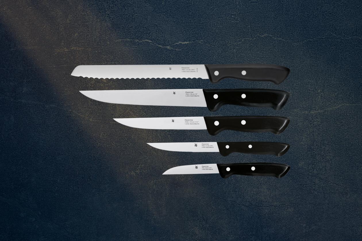 Блок с ножами WMF Classic Line 5 предметов 8/11/14/20/21 см