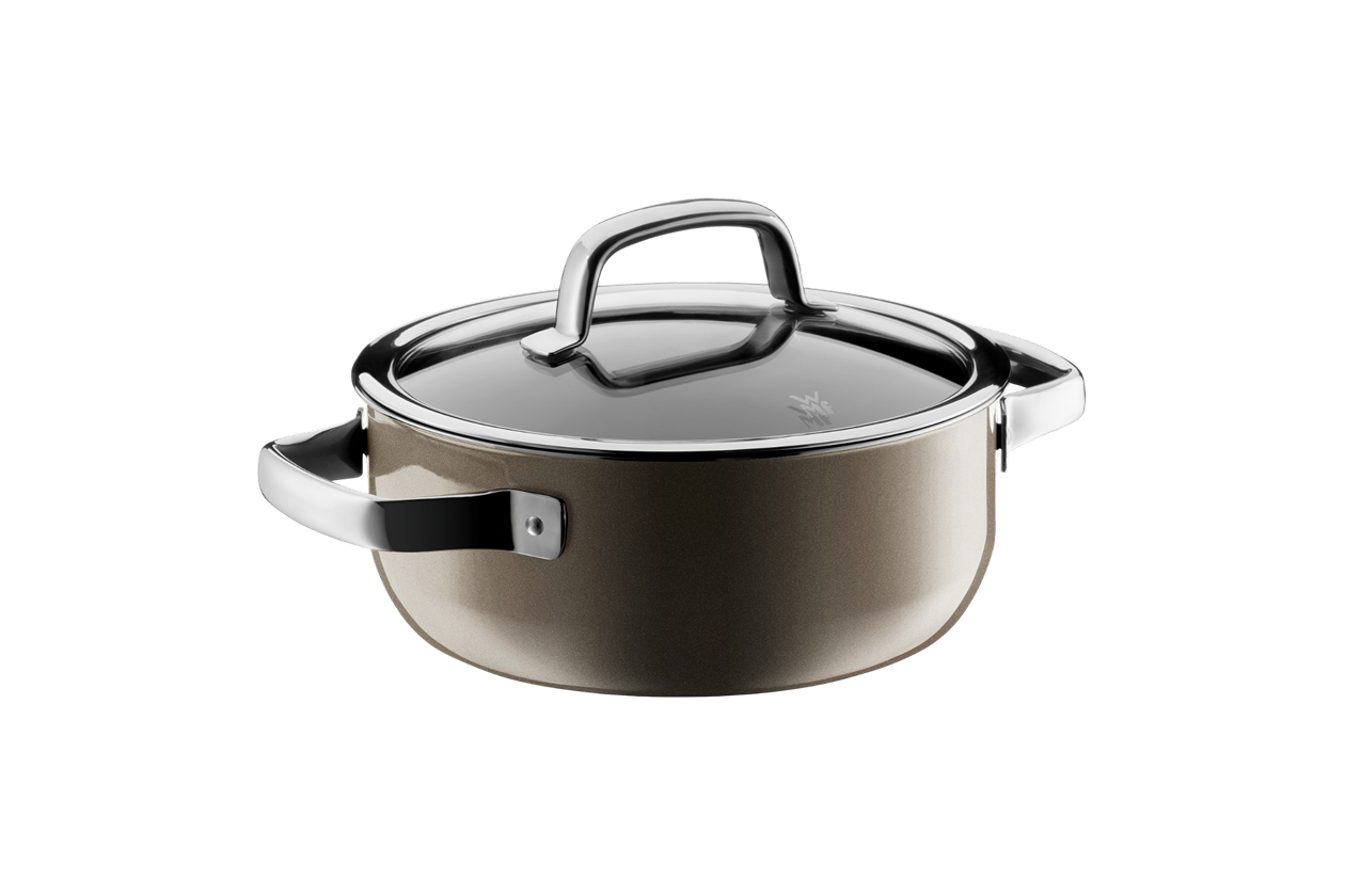 Низкая кастрюля WMF Fusiontec Dark Brass 24 см