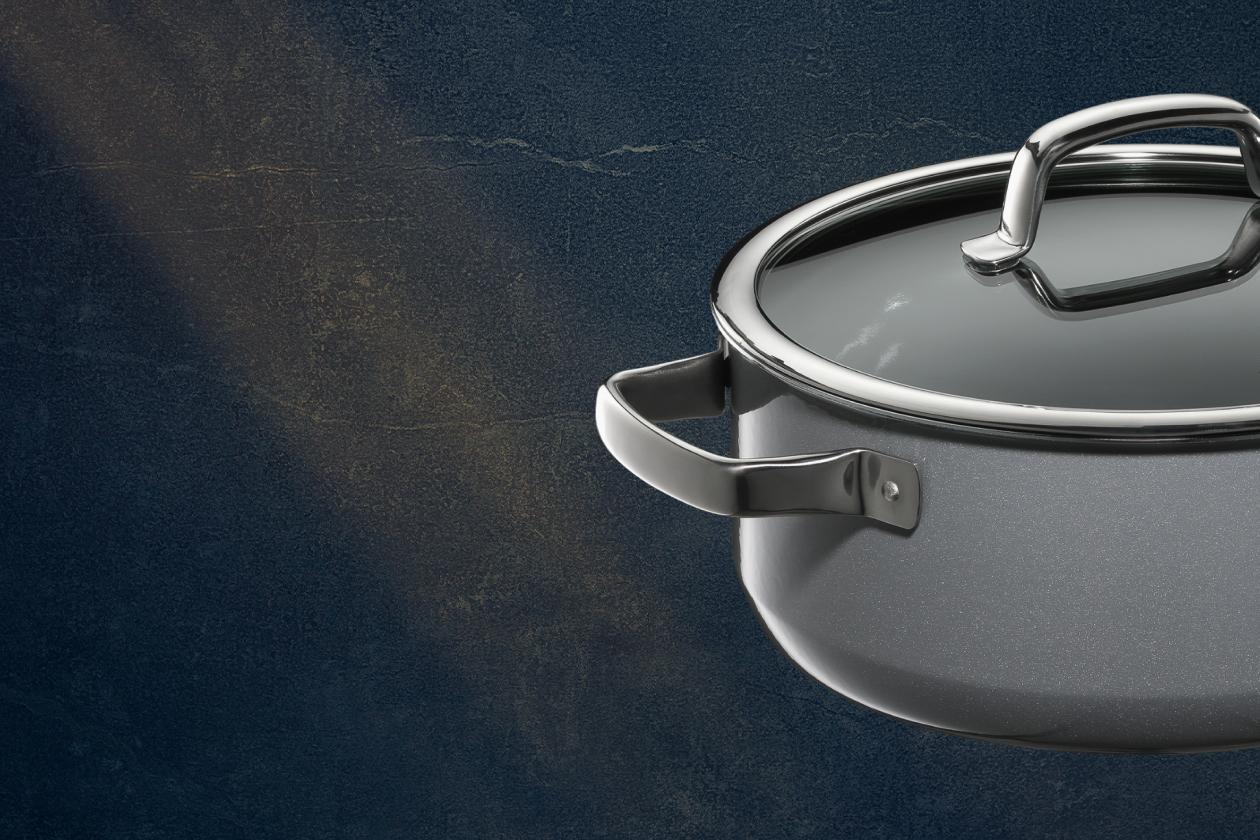 Низкая кастрюля WMF Fusiontec Platinum 24 см