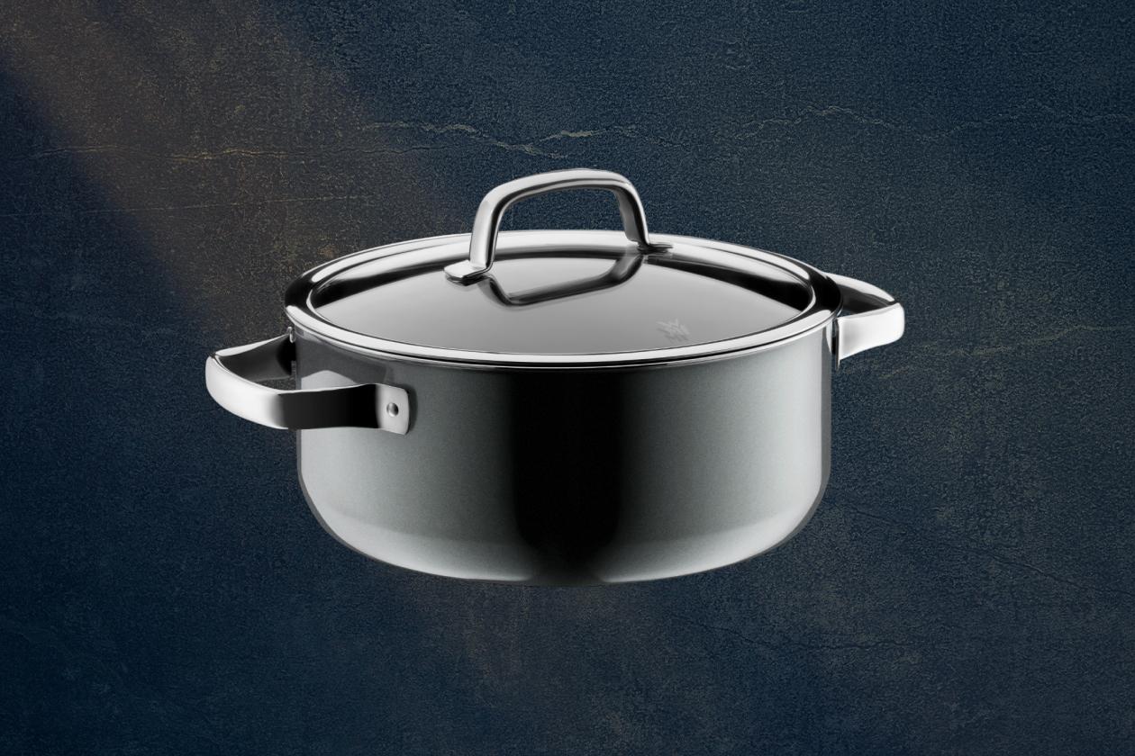 Низкая кастрюля WMF Fusiontec Platinum 24 см