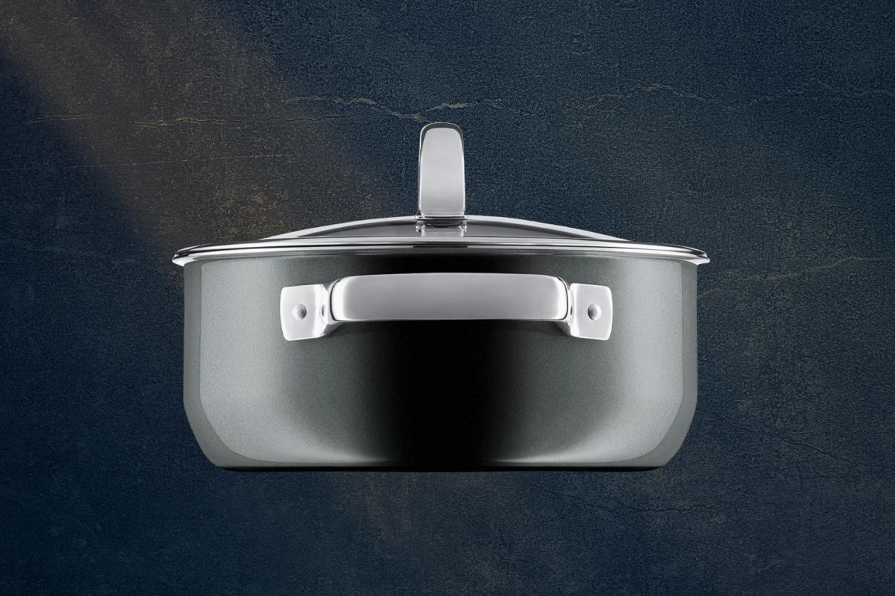 Низкая кастрюля WMF Fusiontec Platinum 24 см