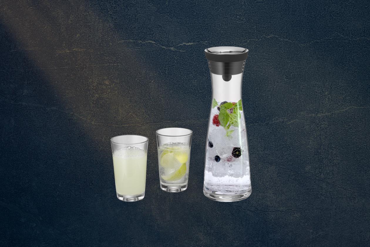 Графин для воды, 2 стакана WMF Basic 3 предмета 1 л