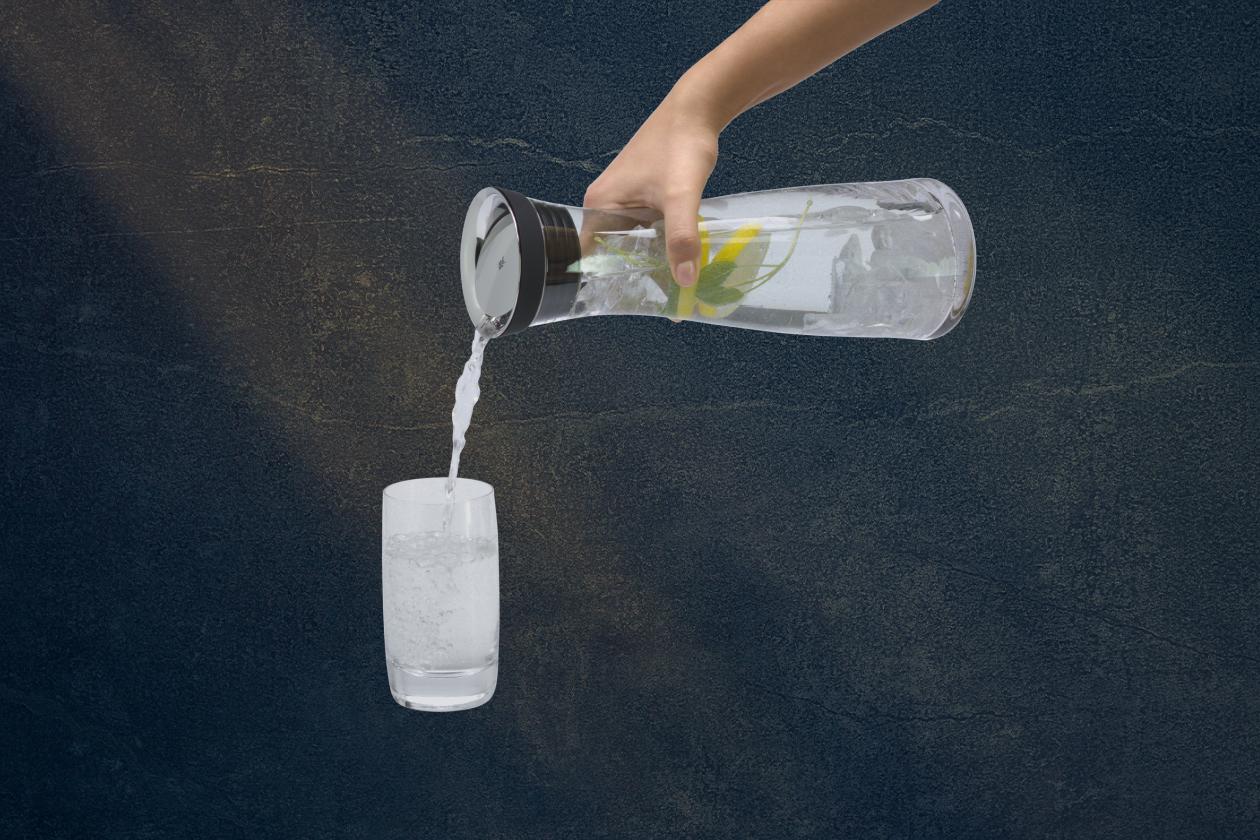 Графин для воды, 2 стакана WMF Basic 3 предмета 1 л