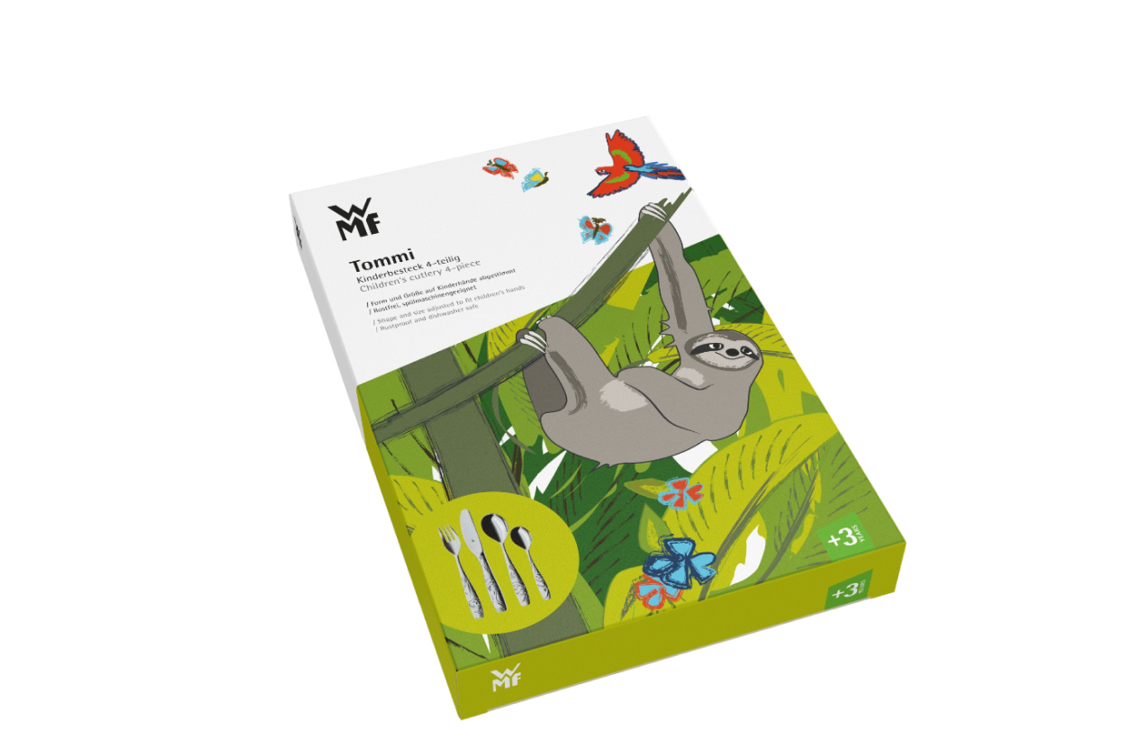 Детские приборы WMF The Sloth 4 предмета