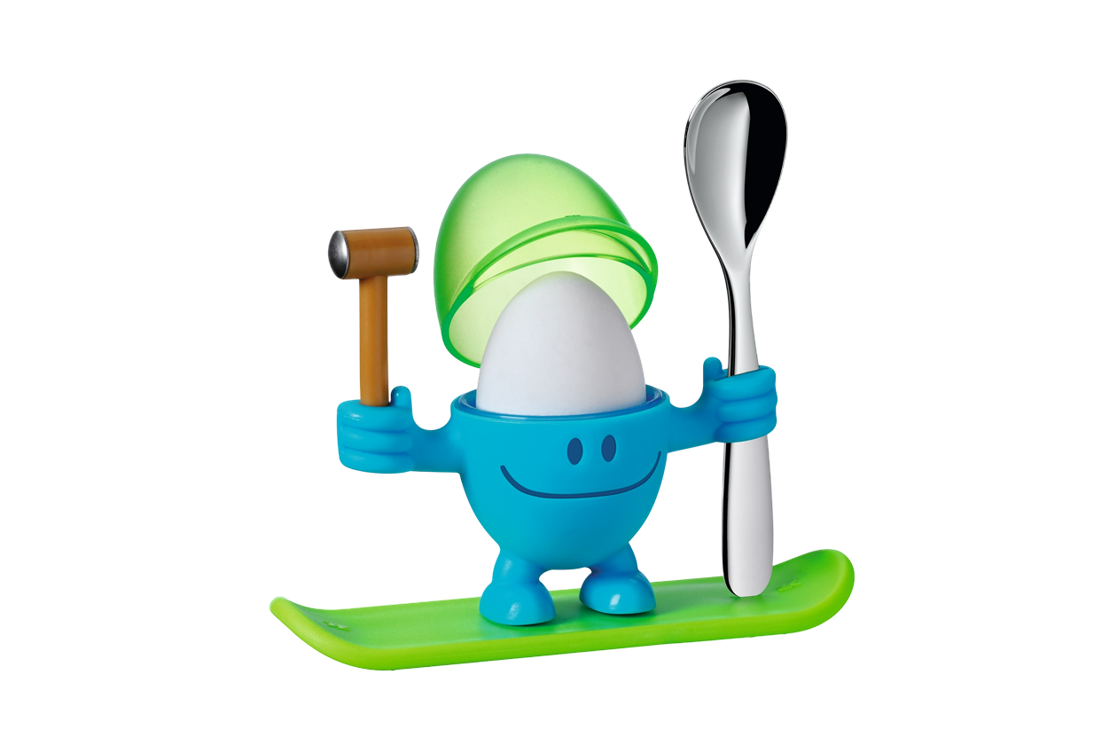 Подставка для яйца с ложкой WMF MсEgg голубая