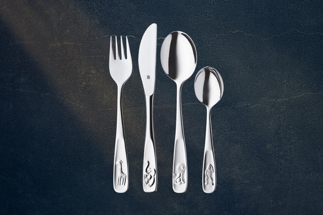 Детские приборы WMF Tiere 4 предмета