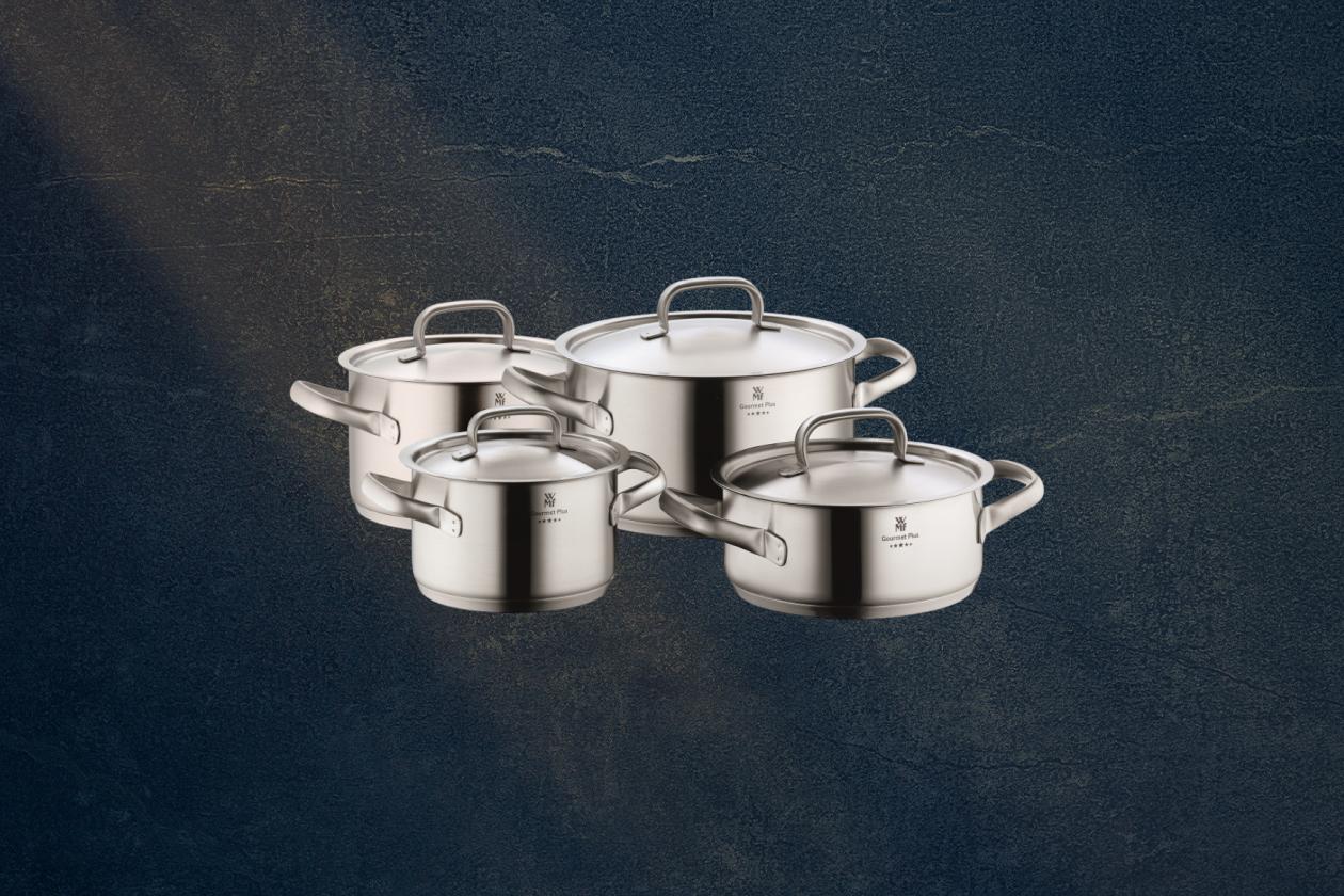 Набор кастрюль WMF Gourmet Plus 4 предмета 16/20/20/24 см
