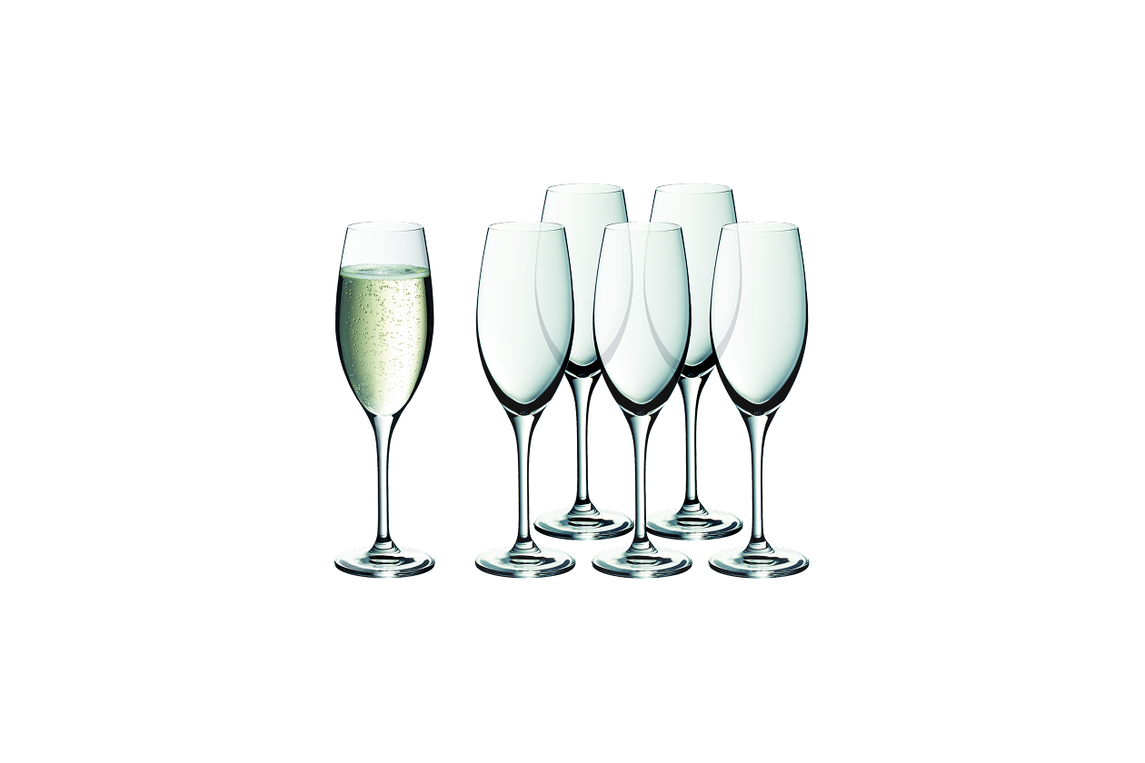 Бокалы для шампанского WMF Easy Plus 6 предметов