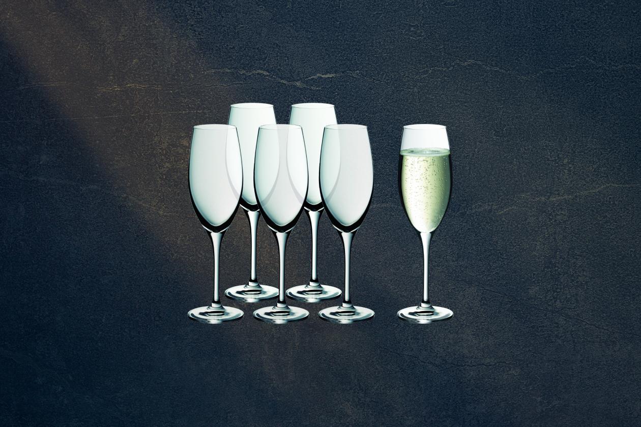 Бокалы для шампанского WMF Easy Plus 6 предметов