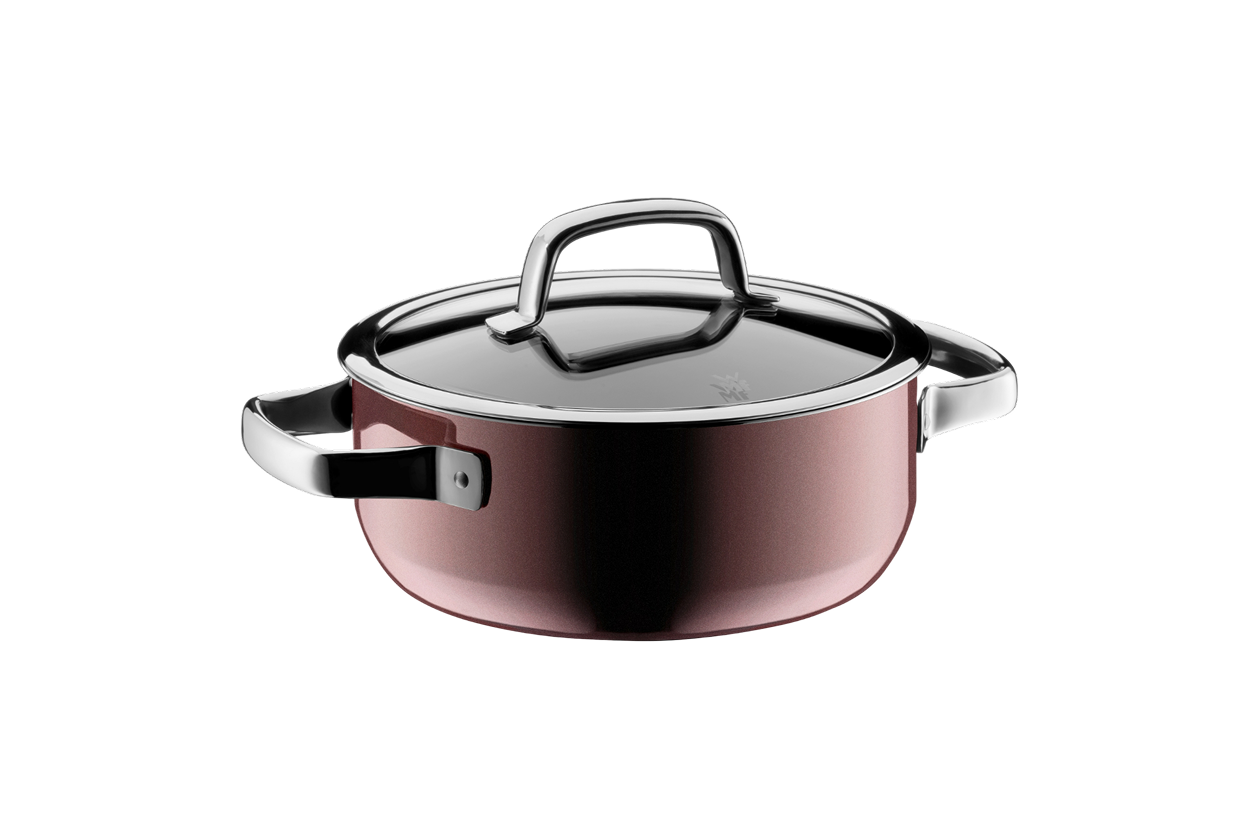Низкая кастрюля WMF Fusiontec Rose Quartz 20 см