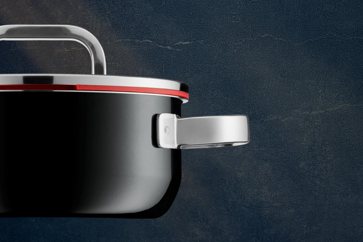 Низкая кастрюля WMF Fusiontec Functional Black 20 см