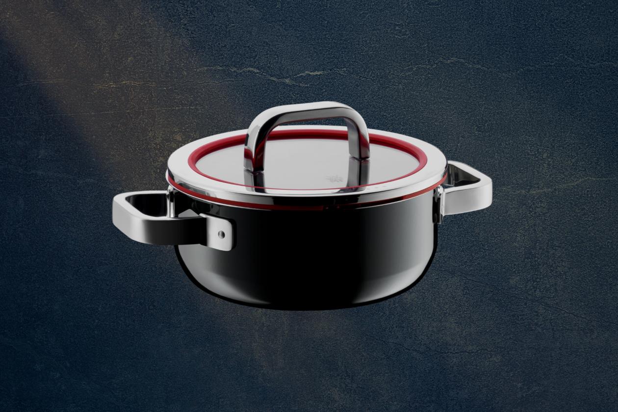 Низкая кастрюля WMF Fusiontec Functional Black 20 см