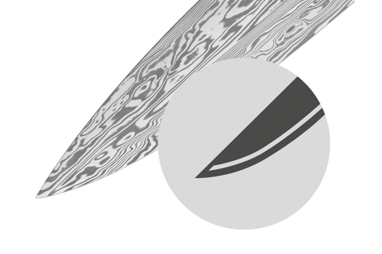 Набор ножей WMF Grand Gourmet Damasteel 3 предмета 11/17/20 см