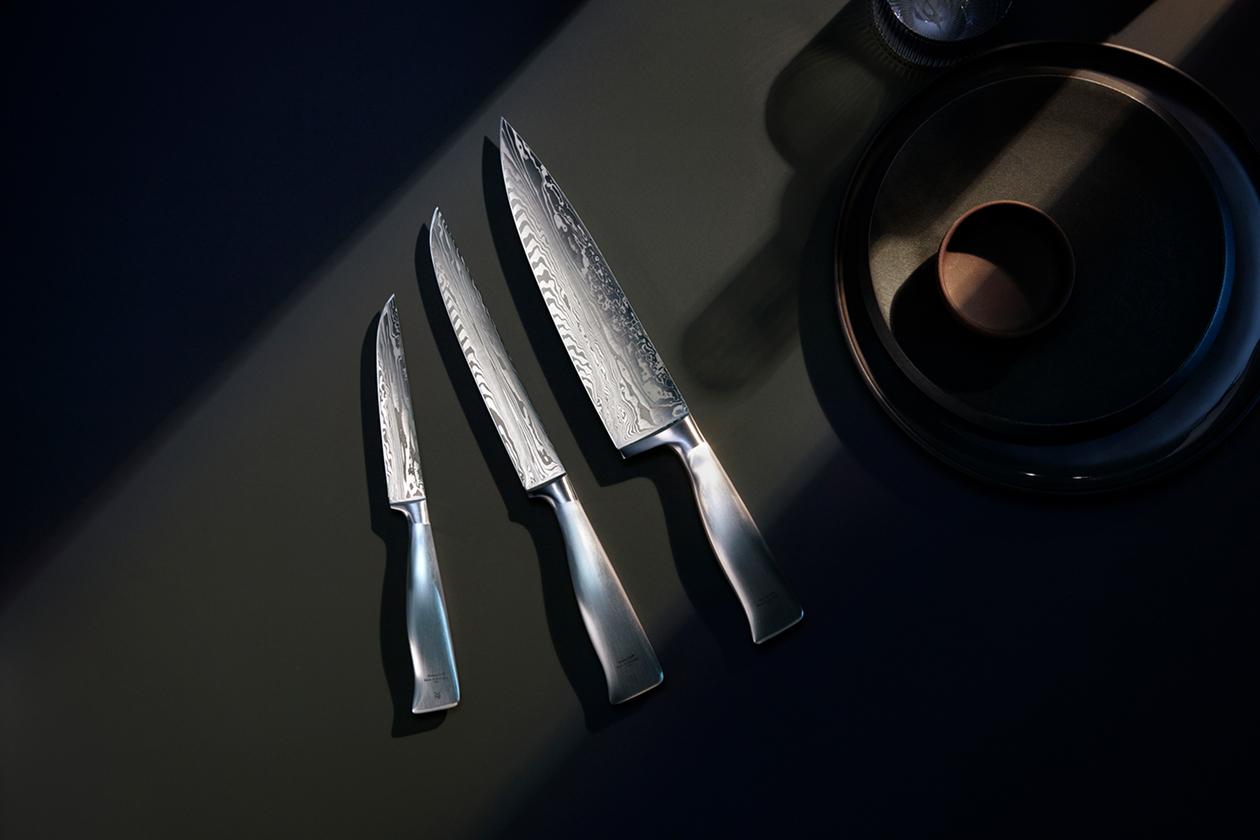 Набор ножей WMF Grand Gourmet Damasteel 3 предмета 11/17/20 см