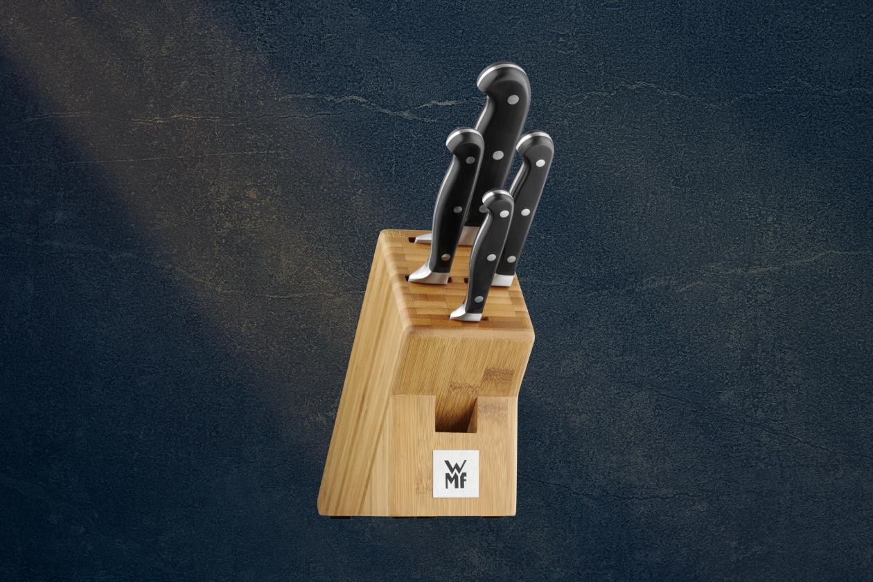 Блок с ножами WMF Spitzenklasse 4 предмета 8/16/20/20 см