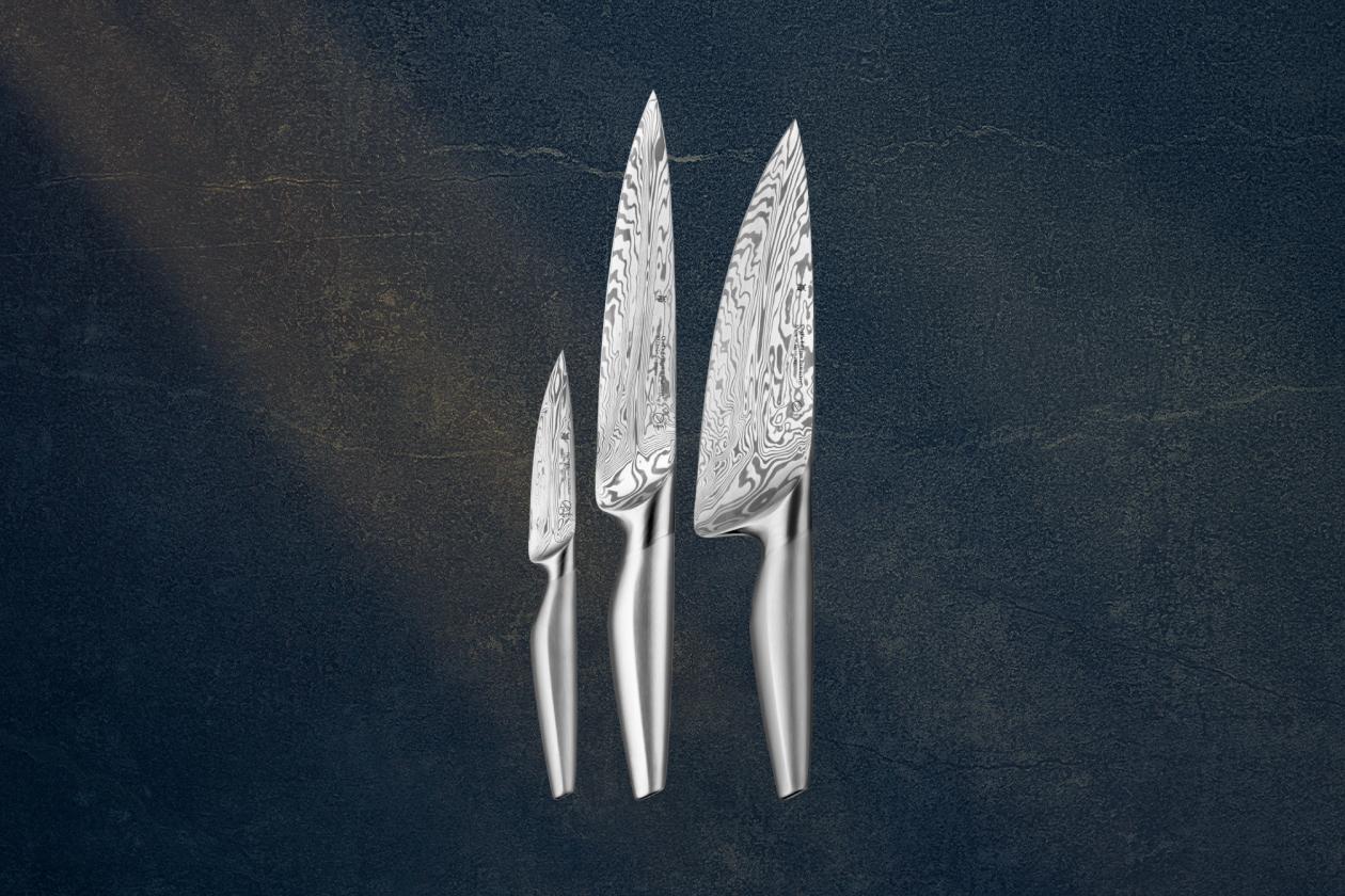 Набор ножей WMF Chef'S Edition Damasteel 3 предмета