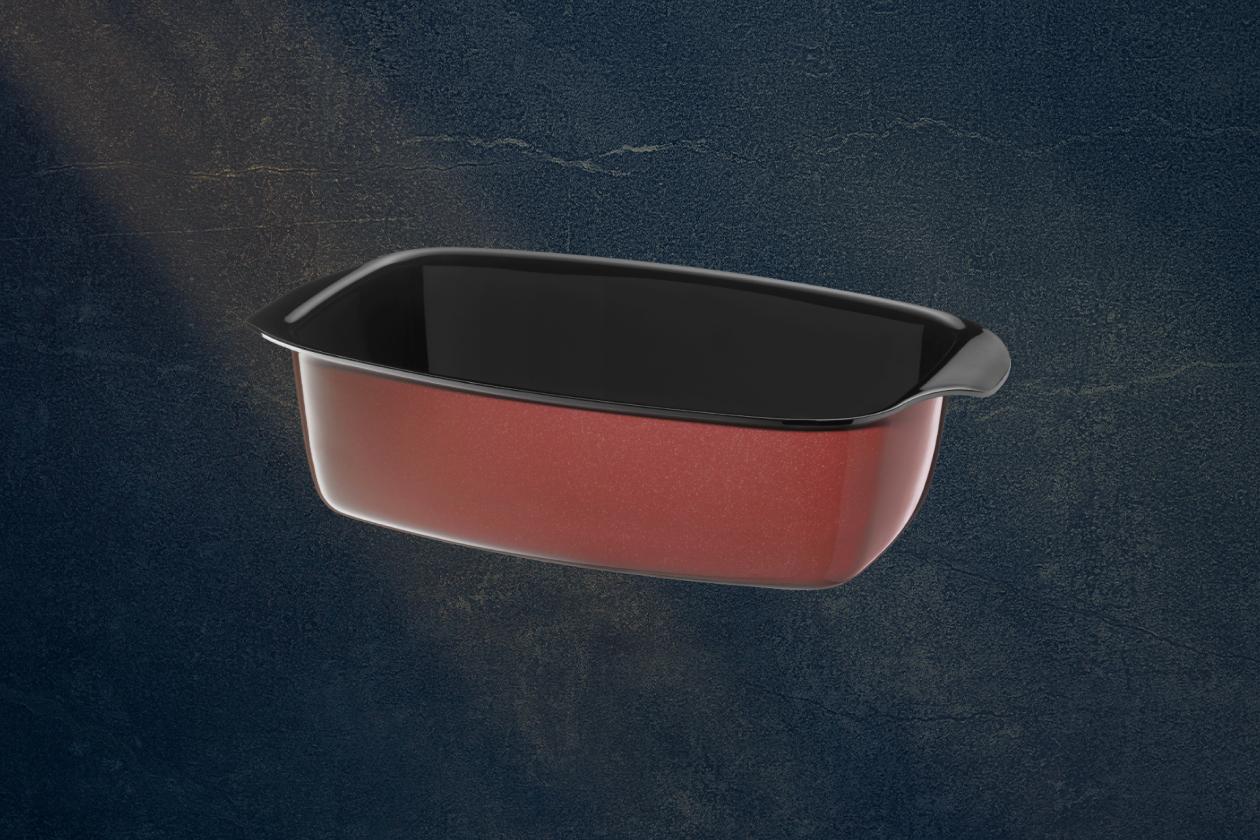 Жаровня с крышкой WMF Fusiontec 32x21 см из розового кварца