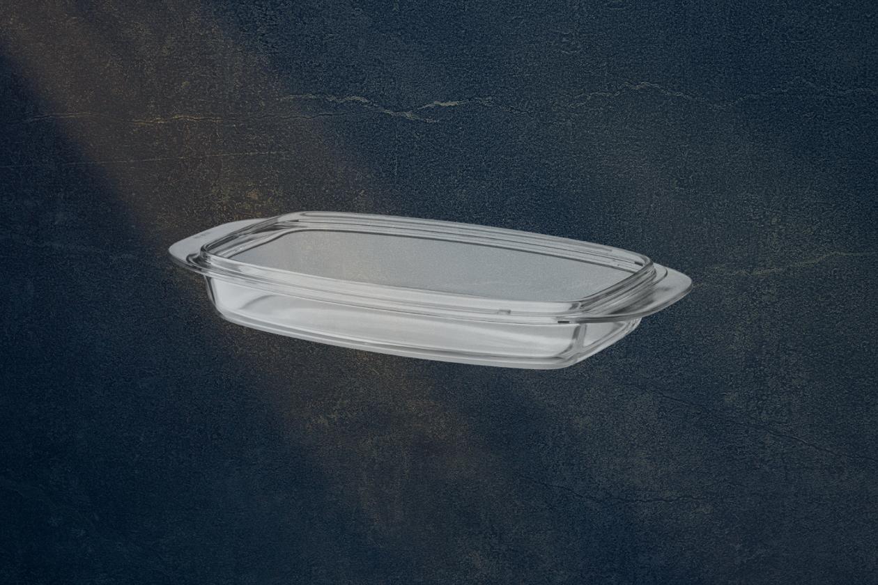 Жаровня с крышкой WMF Fusiontec 32x21 см из розового кварца