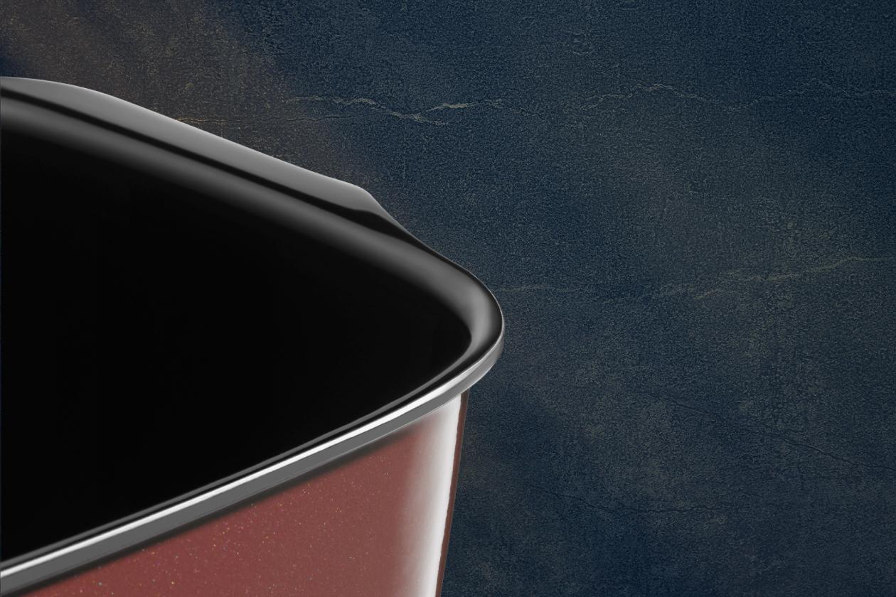 Жаровня с крышкой WMF Fusiontec 32x21 см из розового кварца