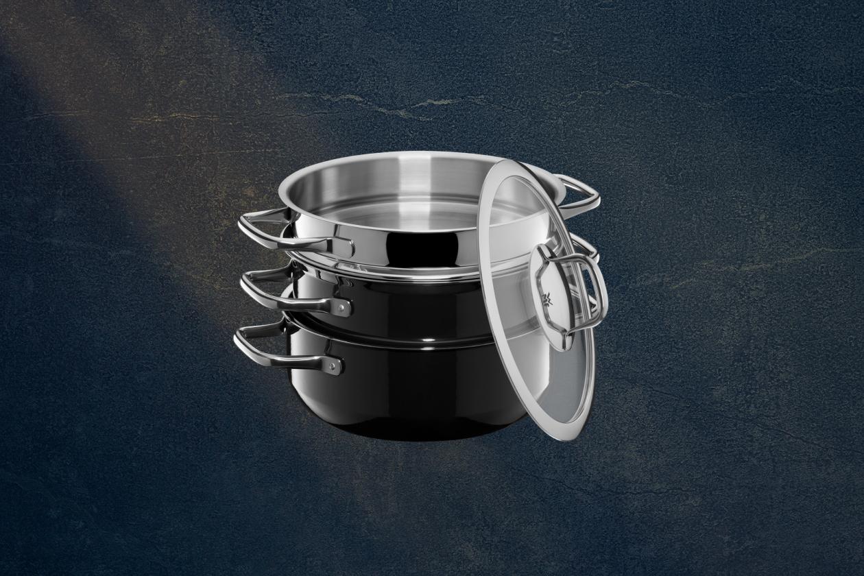 Набор посуды WMF Fusiontec Compact Black 3 предмета