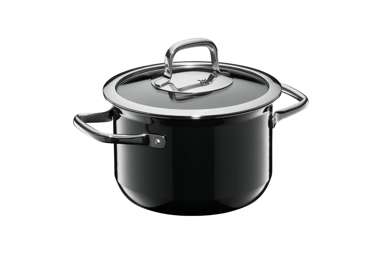 Кастрюля с крышкой WMF Fusiontec Compact Black 24 см