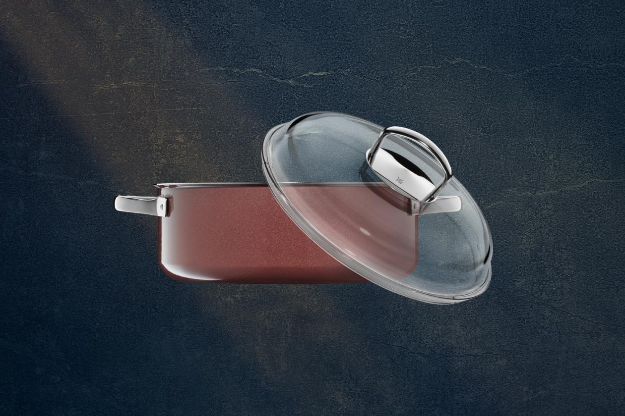 Жаровня с крышкой WMF Fusiontec Rose Quartz 28 см