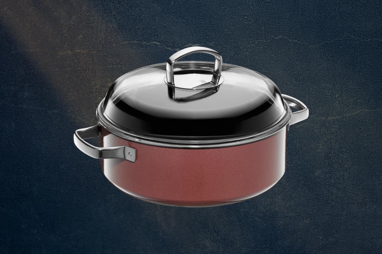 Жаровня с крышкой WMF Fusiontec Rose Quartz 28 см