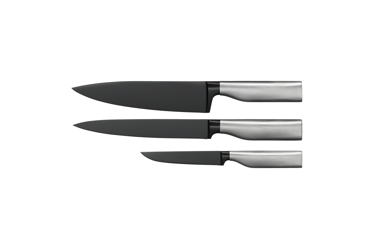 Набор ножей WMF Ultimate Black 3 предмета