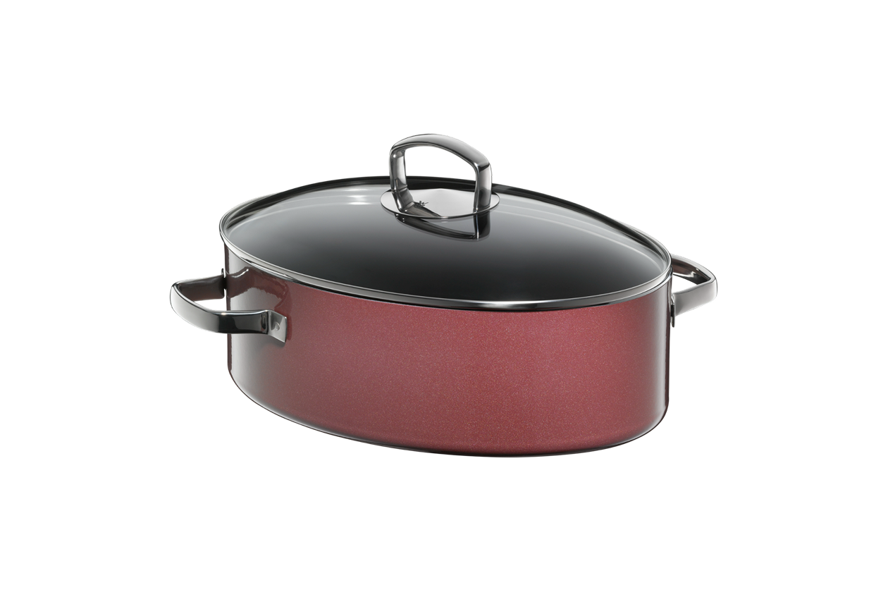 Овальная жаровня WMF Fusinotec Rose Quartz 36 см.