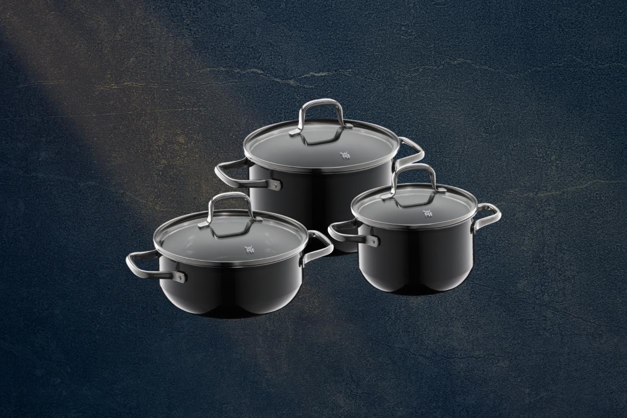 Набор посуды WMF Fusiontec Essential Black, 3 предмета