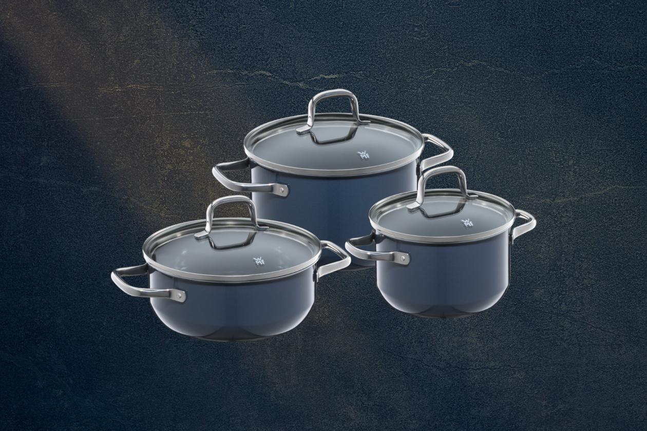 Набор посуды WMF Fusiontec Essential Blueberry, 3 предмета